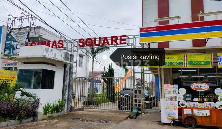 Tanah Kavling Aqumas Square Blok A (4 kavling posisi berjejer) - Manggungharja, Ciparay, Majalaya (4 jt/m2)
