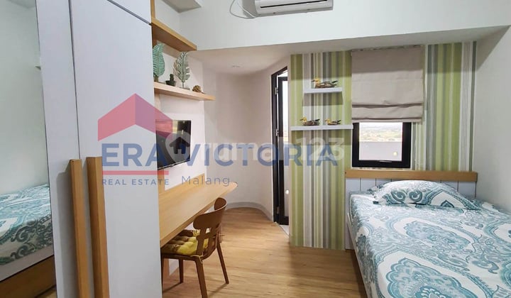 Disewakan Unit Apartemen Studio Begawan Lantai 20 View Cantik Tengah Kota Malang
