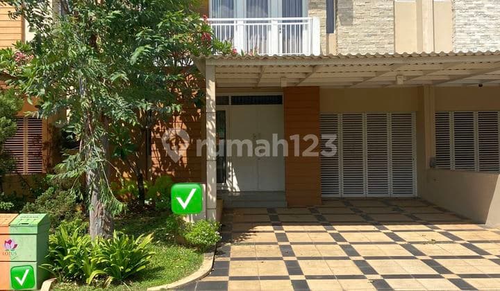 Rumah Furnished Bagus Di Cluster Lotus Summarecon Bekasi