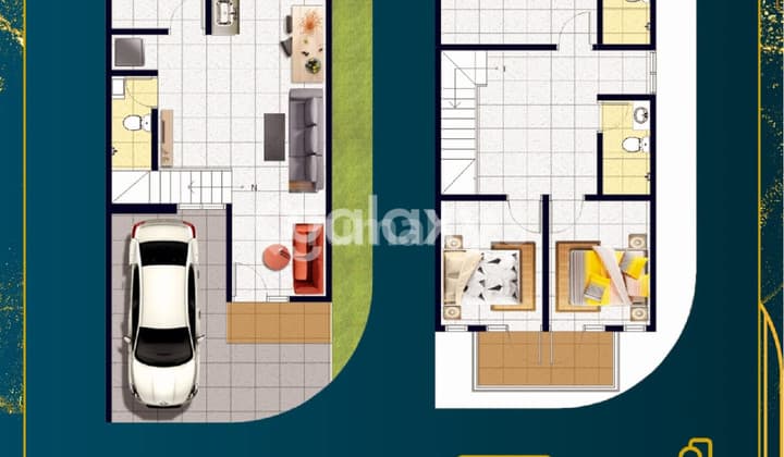 Rumah Rungkut Asri Baru GRESS Hook Mewah Cepat Pakuwon City