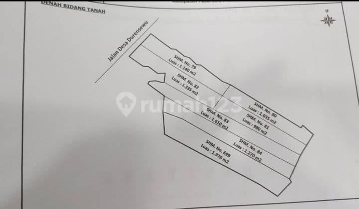 Selling Pandaan Land Cheap, Owner Taking Loss Fast, Main Road Below Market Price.