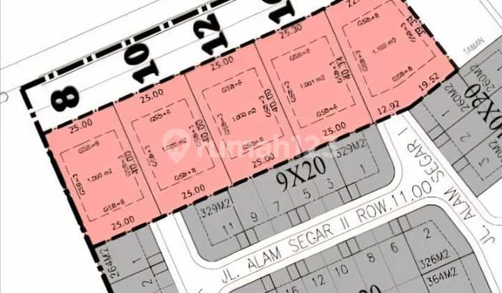 Disewakan Kavling Komersial Depan Sports Village