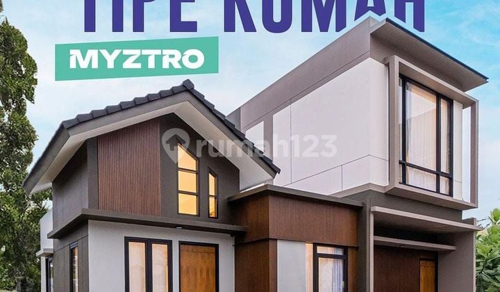 Rumah Dijual Myztro Di Sawangan, Bebas Banjir ,ada Danau , Asri,