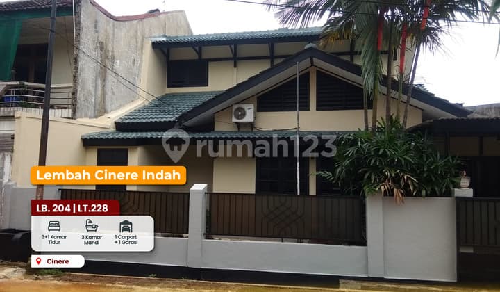 Rumah dijual di Cinere, Lembah Cinere Residence, Bagus,Siap Huni.