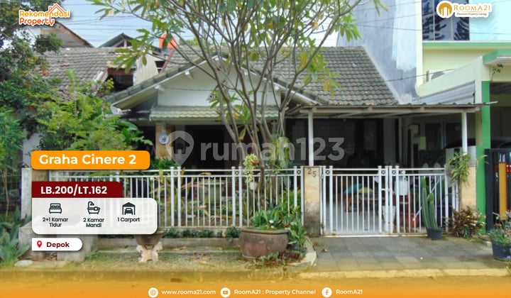 Rumah di Graha Cinere 2, Depok Type 162/100 SHM