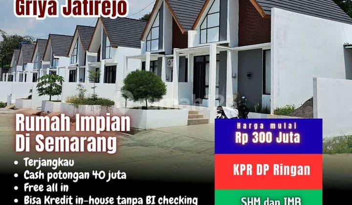 Rumah Murah bisa KPR Siap Jatirejo Gunungpati Semarang Barat