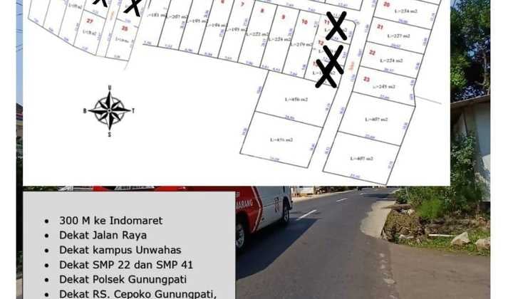 Tanah Kavling Murah Dicepoko bisa di Tempo dengan DP Minimal 50 Juta di Gunungpati