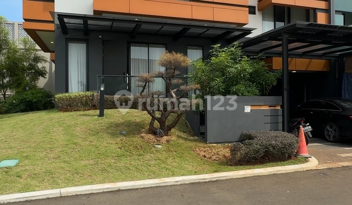 Turun Harga rumah Full Furnish di cluster Mozart, dapat fasum rumah Hoek, jalan besar