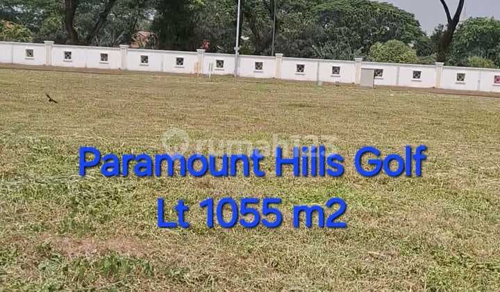 Kaveling Paramount Hill Lokasi Deket Golf