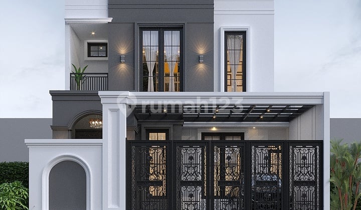 Rumah baru bergaya American Classic di BSD lokasi dekat sekolah Saint Jones, Cendikia dll