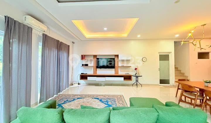 Furnished House Ready to Live In, Spacious Backyard, Fish Pond, Mountain and Jungle View, Sentul City, Bogor