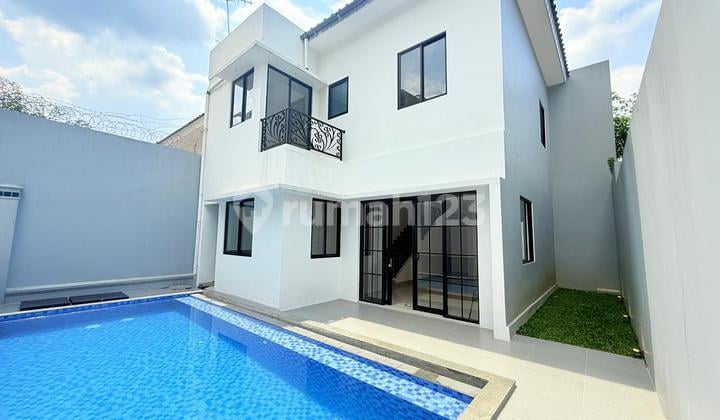 New Classic 2-Story House with Swimming Pool in Sentul City, Bogor