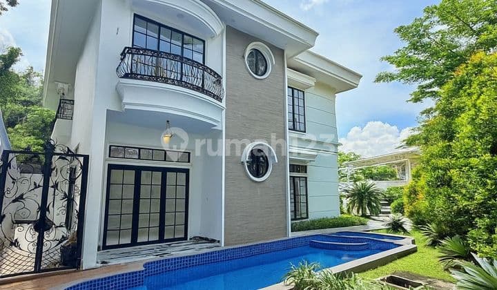 Rumah Classic 2 Lantai Siap Huni Private Pool 3 Menit Exit Tol dan Aeon Mall Sentul City, Bogor