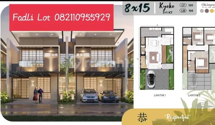 For Sale 8x15 House in Okinawa Perdana Cluster