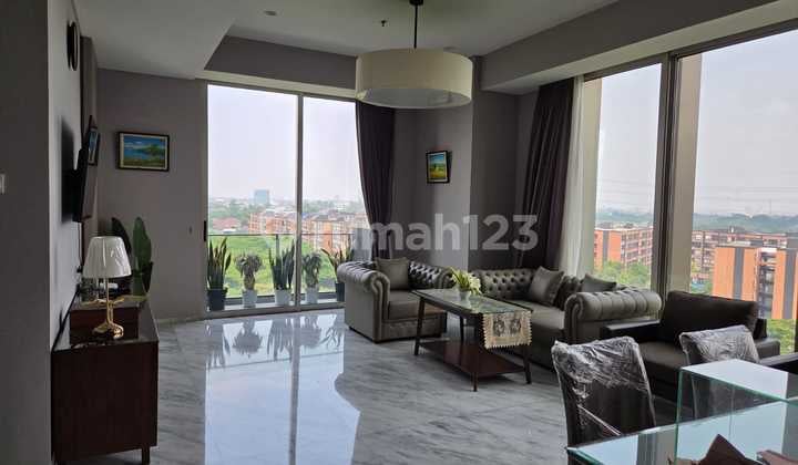 Dijual Apartemen Saumata Suites Full Furnished Mewah Siap Huni Luas 168M2 3 Kamar Tidur