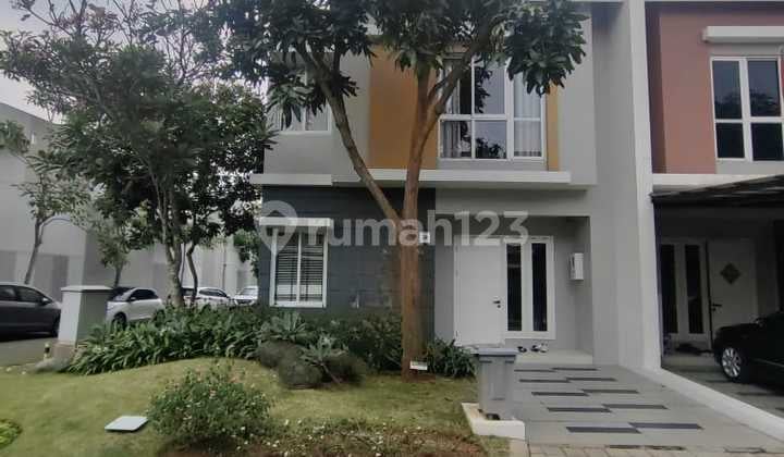 Rumah Hoek Full.furnished Baru Dan Siap.huni Di Cluster Agnesi Summarecon Serpong