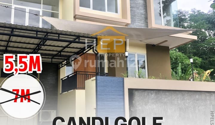 Rumah Candi Golf drop harga hingga 1,5M, pengen segera laku