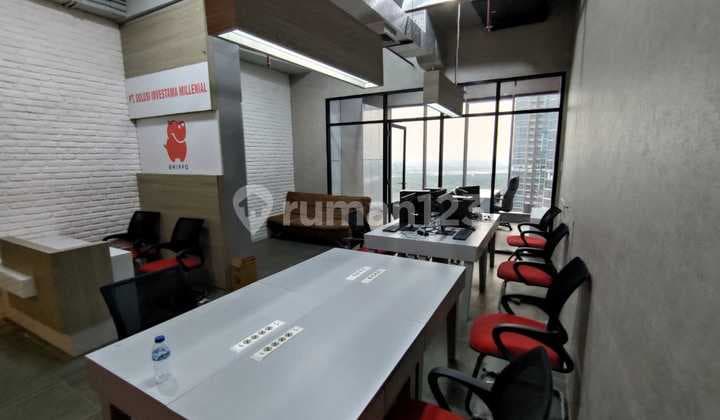 Office Gold Coast Best View City Full Furnished Bagus Siap Pakai