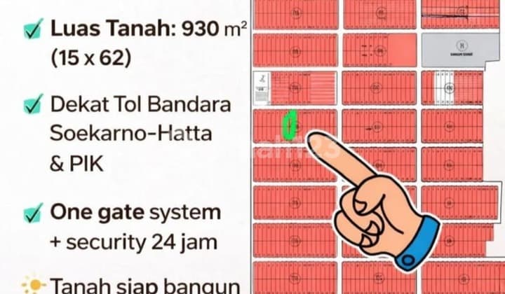 Kavling Pergudangan Laksana Business Park Tahap 1 Luas 930M2