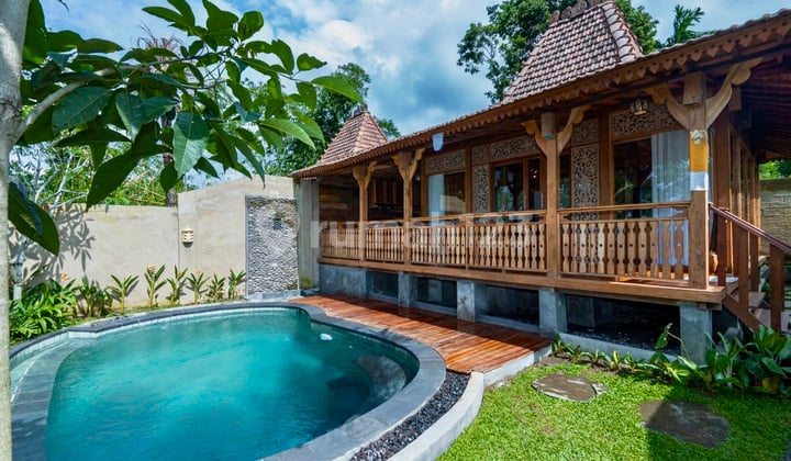 Villa Joglo 3 Units Ubud Near Kenran Resort, Fully Operational