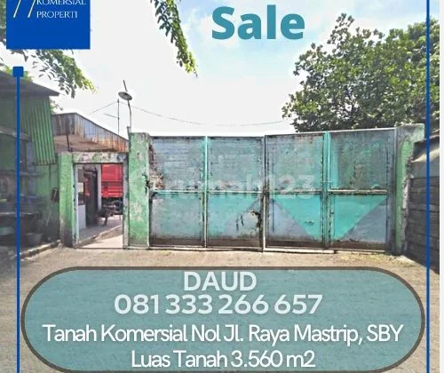 Murah Pol Tanah 0 Jalan Raya Mastrip, Karangpilang Sepanjang Murah Pol Tanah 0 Jalan Raya Mastrip, Karangpilang Sepanjang