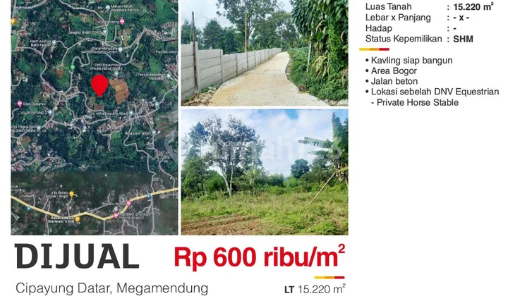 Land Plot in Cipayung Datar, Megamendung Land Plot in Cipayung Datar, Megamendung