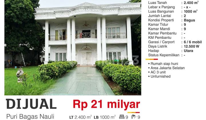 Rumah di Puri Bagas Nauli Bagus Siap Huni