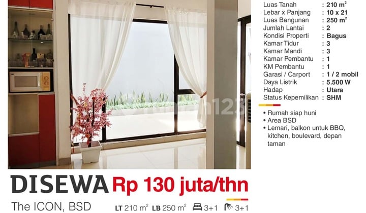 Rumah Di Bsd The Icon Bagus Siap Huni Di Lokasi Asri