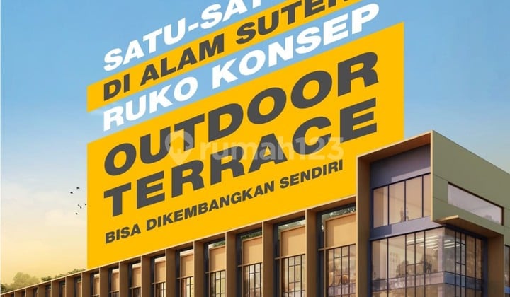 Ruko Komersil Di Alam Sutera, De Mansion, 180 m²