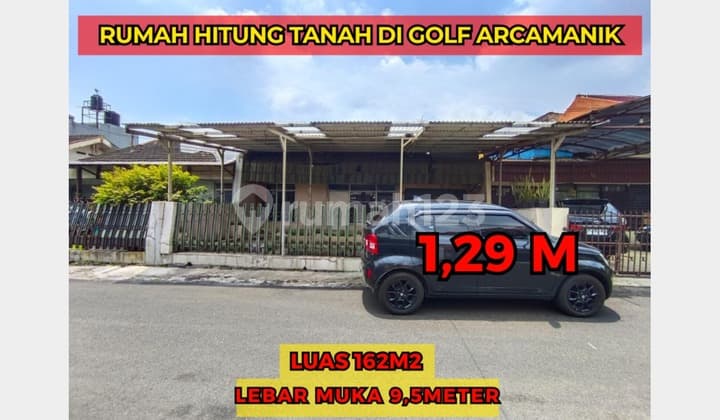 JUAL RUMAH HITUNG TANAH BELAKANG GRIYA ARCAMANIK