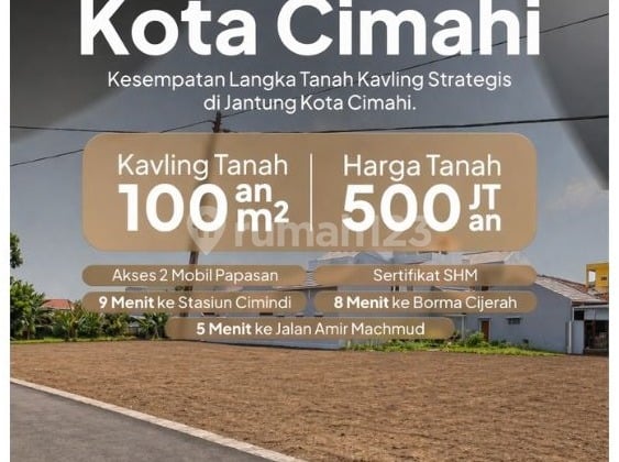 Tanah, SHM di Cibeurem Bandung Dalam Perumahan