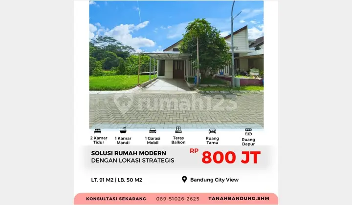 Rumah Bagus di Bandung City View SIap Huni