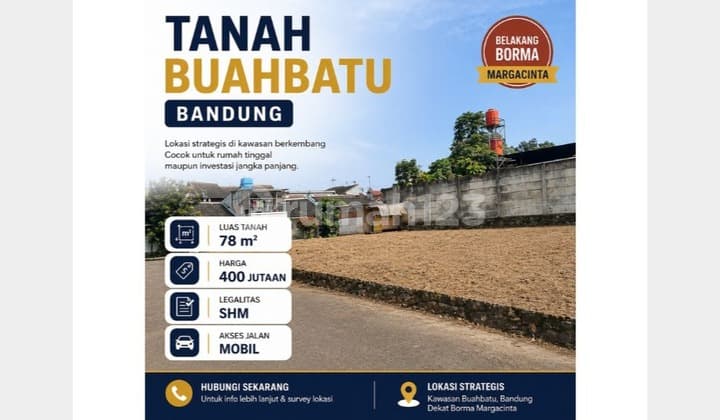 Tanah Buahbatu Bandung Siap Bangun Legalitas SHM