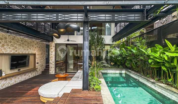 Villa Baru 4 Kamar Tidur Canggu Badung Bali 5 Menit Ke Pantai