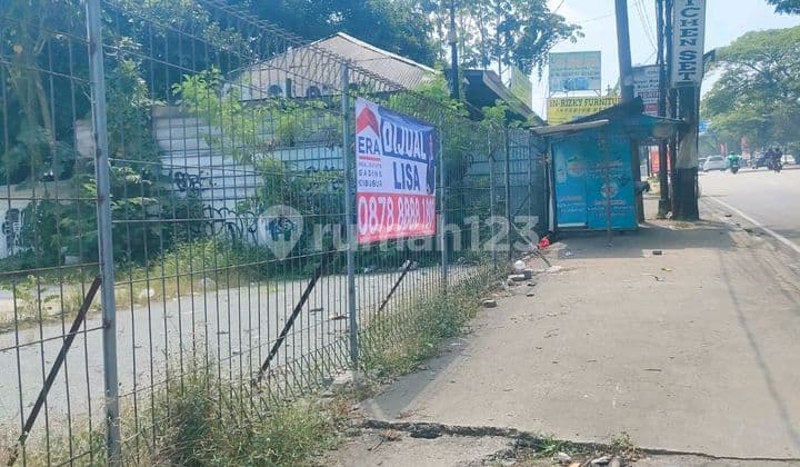 La. 1567 Turun.harga Dijual Tanah Murah.di Bawah Njop Di Jl Alternatif Cibubur Pinggir Jalan Tranyogo / Alternatif Cibubur