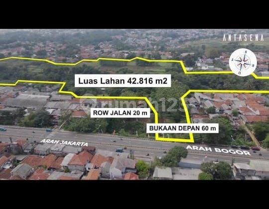 Tanah di Raya Bogor 42816 m² HGB