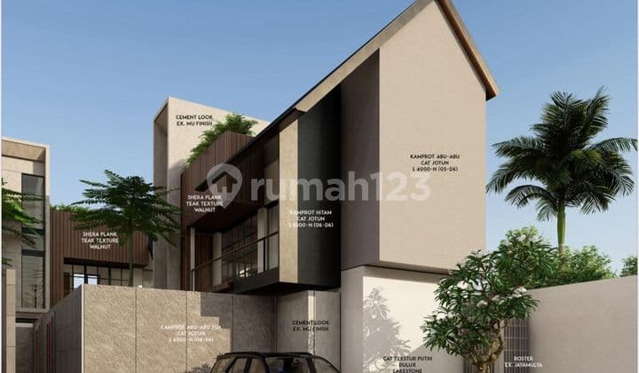 Hampir Rampung Villa Di Dekat Pantai Nyanyi