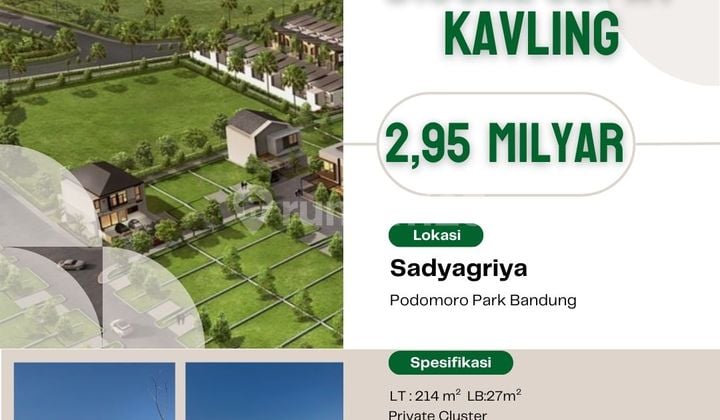 DiJual Cepat Kavling DiPodomoro Park Bandung