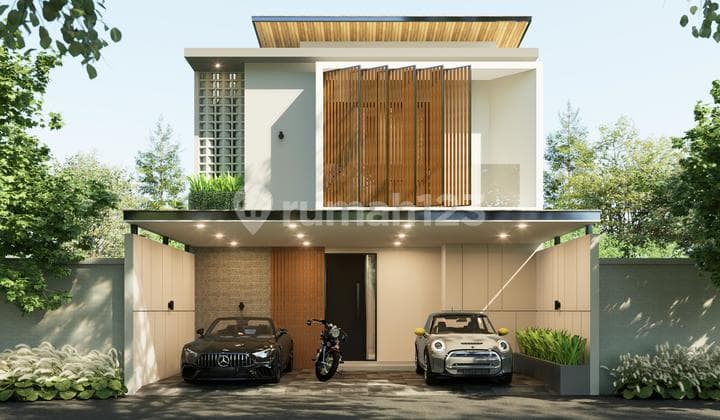 Modern Villa Ready 3Br Full Furnished SHM di Padonan Canggu