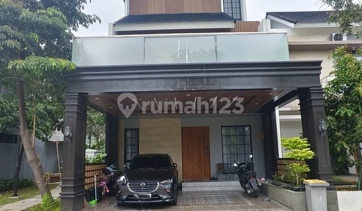 Dijual Rumah Cantik Dalam Cluster Ada Kolam Renang Pribadi dan Taman di Harapan Indah Bekasi