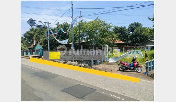 Dijual Tanah Lahan Cocok untuk Gudang dan Pabrik di Jalan Nasional Jl Raya Jampang Parung