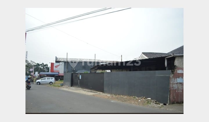 Dijual Gudang pinggir Jl. Johar Taman Cimanggu Tanah Sareal