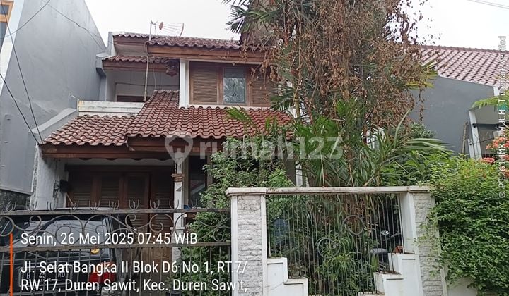 RUMAH MURAH SIAP HUNI DUREN SAWIT VIA LELANG