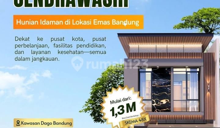 Rumah 2 Lantai Villa Dago Tropis 3 di Kota Bandung