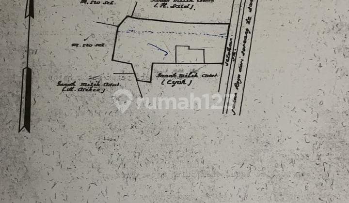 Dijual Hitung Tanah Bangunan Tua Dipinggir Jln Raya Katapang