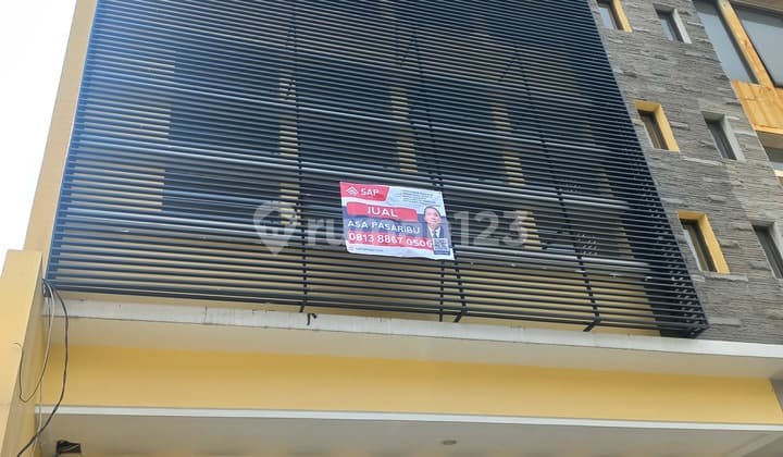 For Sale New 4-Story Shophouse Fully Renovated Ready to Use Strategic Main Road Bekasi