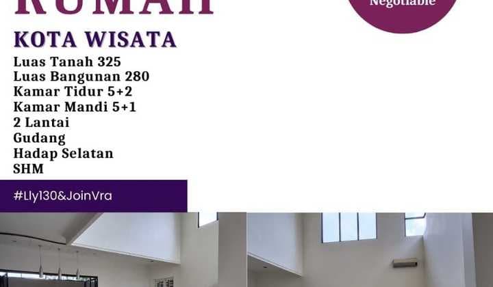 Rumah Murah Dekat Tol, Mal,sekolahan Dikotawisata