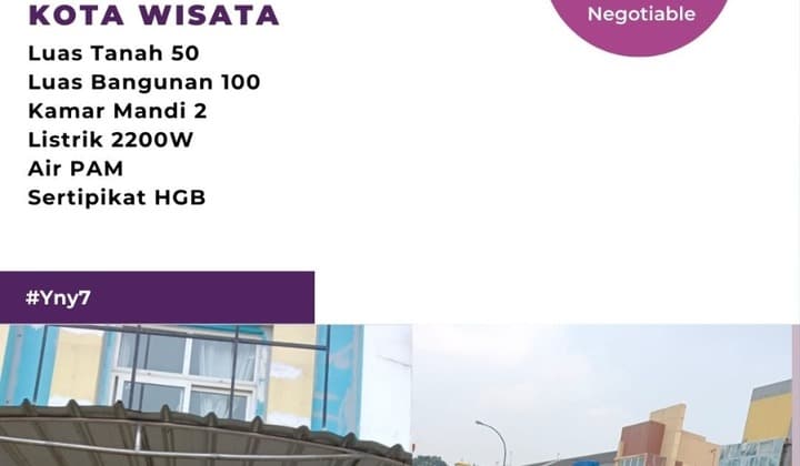 Dijual Cepat Ruko Strategsi,siap Pakai Dikotawisata Cibubur