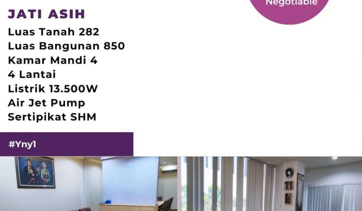 Dijual Cepat Gudang Siap Pakai Strategis Dijalan Utama Jatiasih
