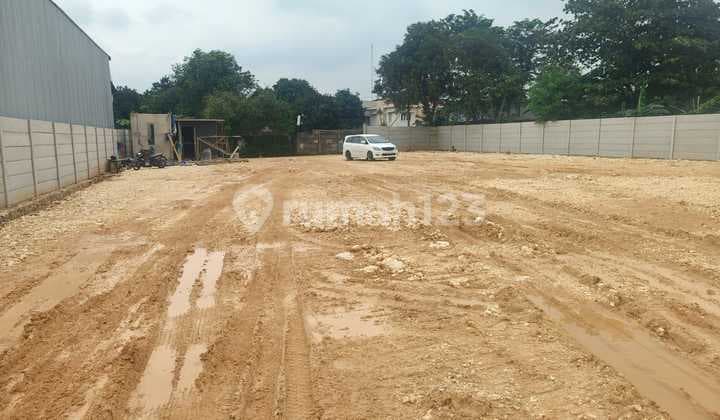 Disewa Tanah Siap Bangun, Strategis Masuk Conteiner 40 Feet di Burangkeng- Bekasi